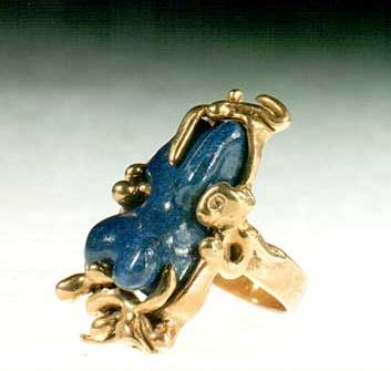 Bague lapis lazuli 1962 Bague lapis lazuli 1962