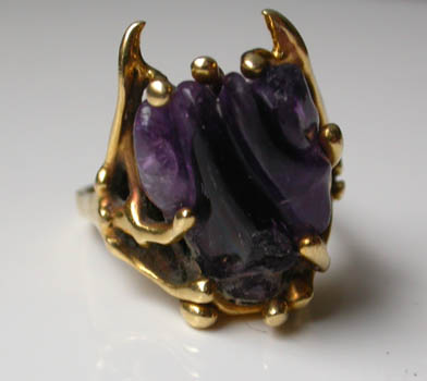 Bague améthyste 1966 Bague améthyste 1966
