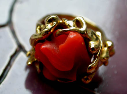 Bague corail 1963 Bague corail 1963