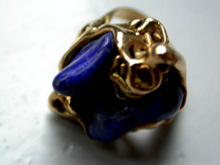 Bague lapis lazuli 1962 Bague lapis lazuli 1962